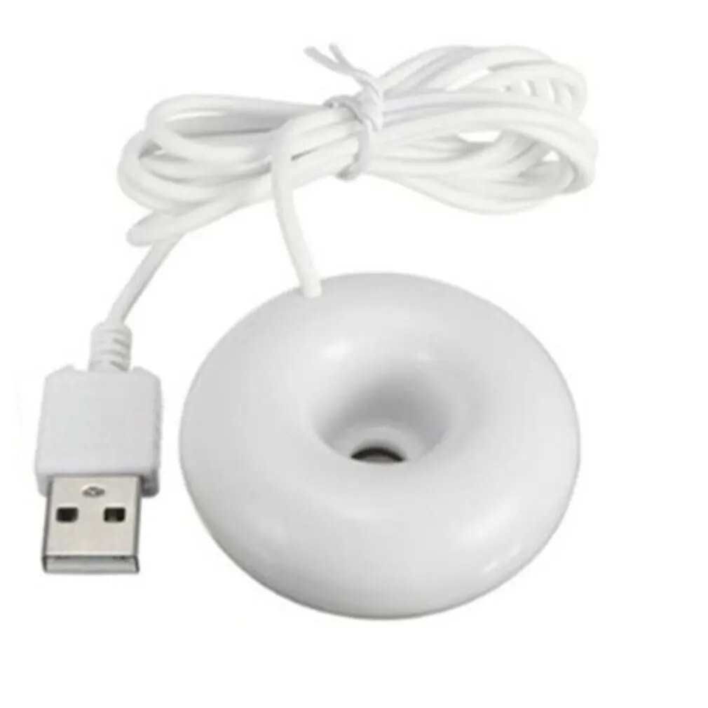 Mini Portable Donuts Negative Ion Humidifier USB Air Humidifier Purifier Aroma Diffuser Steam For Home. 