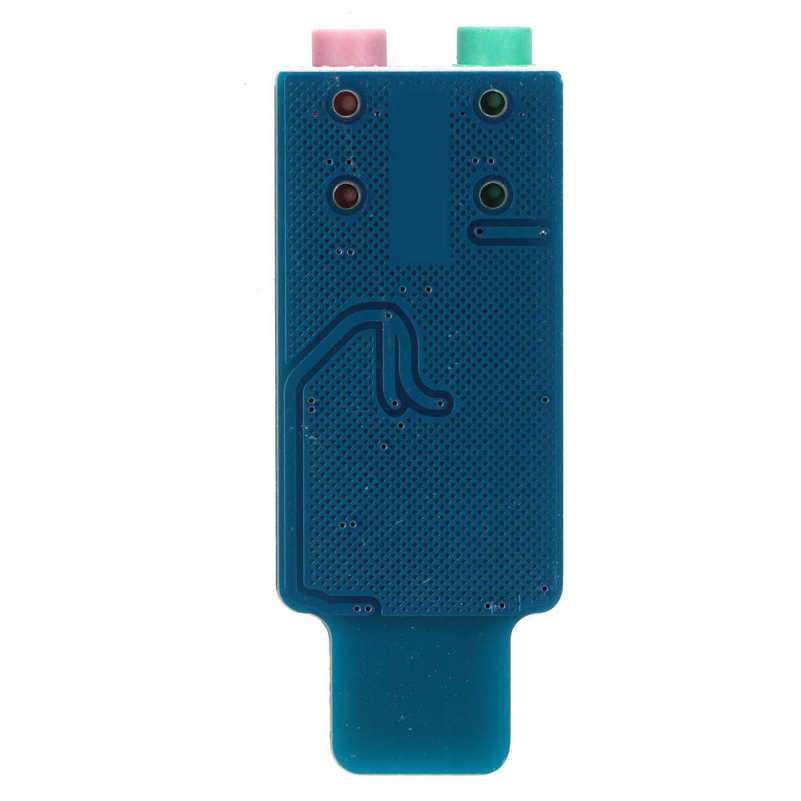 CM108 USB Drive Free Sound Card Laptop Computer External Module. 
