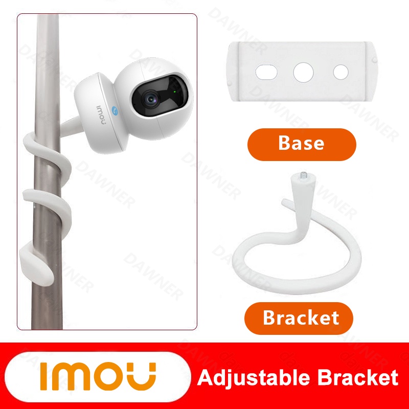 For Imou Ranger 2 IP Camera CCTV Stand Holder Free-Punch Wall Mount Without Drilling Adjustable Bracket Tripod
