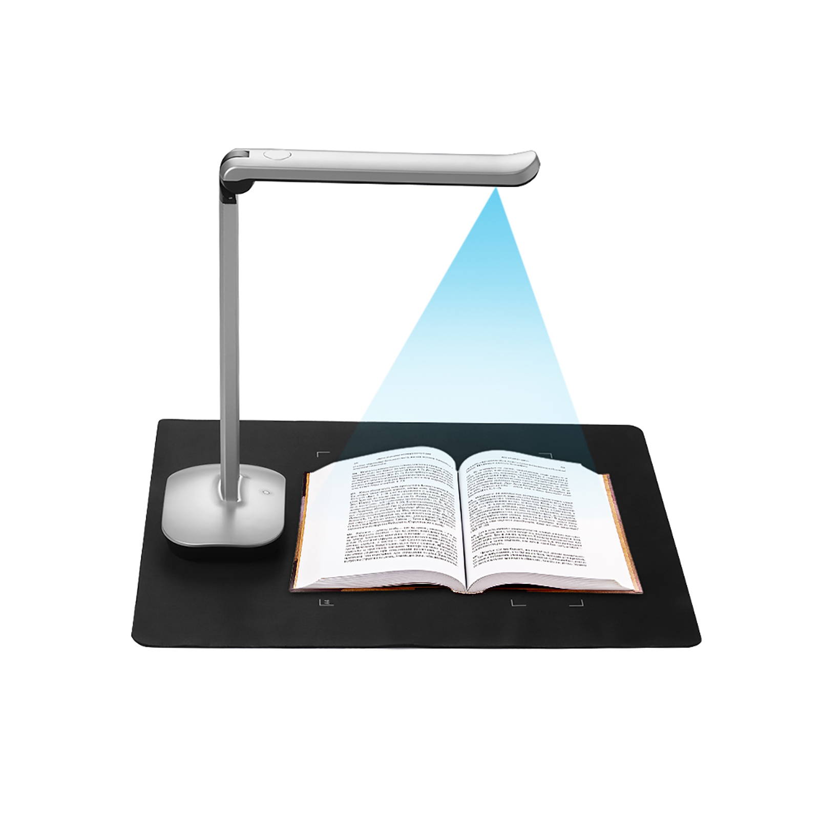 HXSJ F50 Foldable HD High Speed USB Book Image Document Camera Scanner 15 Mega-Pixels A3 & A4 Scanning Size with LED Light for Classroom Office Library Bank for Windows. 