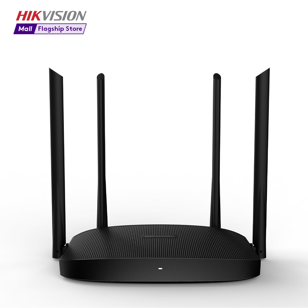 Hikvision DS-3WR12C AC1200 Dual Band Wi-Fi Router with Beamforming 2X2 MIMO and App Support