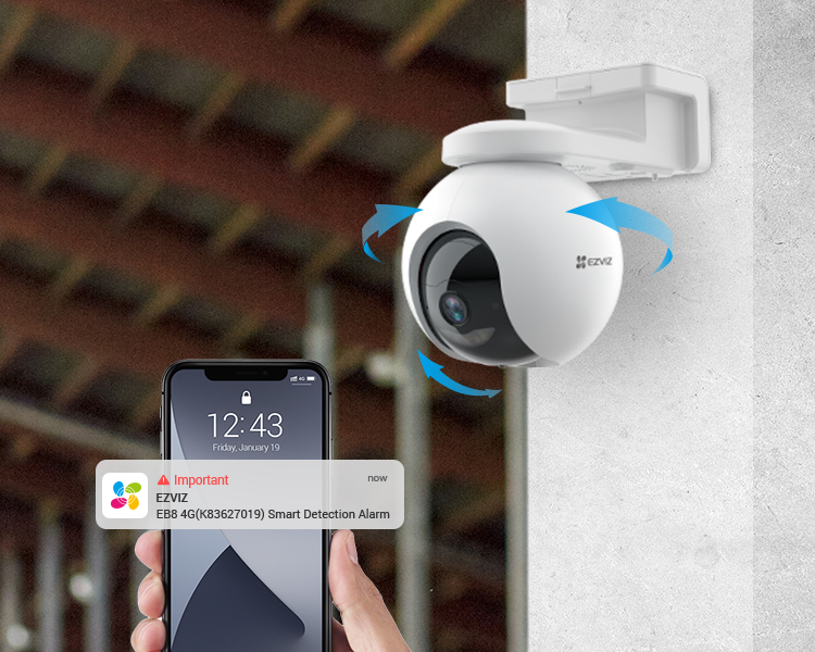 HIKVISION EZVIZ  4G CAMERA 3MP 2K RESULATION MOBILE DATA & WIFI USED ,  Solar panel WITH BATTERY BACKUP 10400mAh  TWO WAY TALK. 