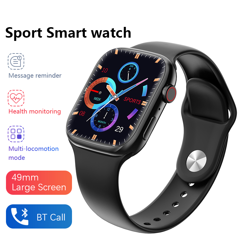 T900 PRO MAX GE 2.3 "HD Large Screen 49mm Smart Watch With Bluetooth Call Smartwatch Health Monitoring Multiple Sports Modes Smart Bracelet With Wireless Charging. 