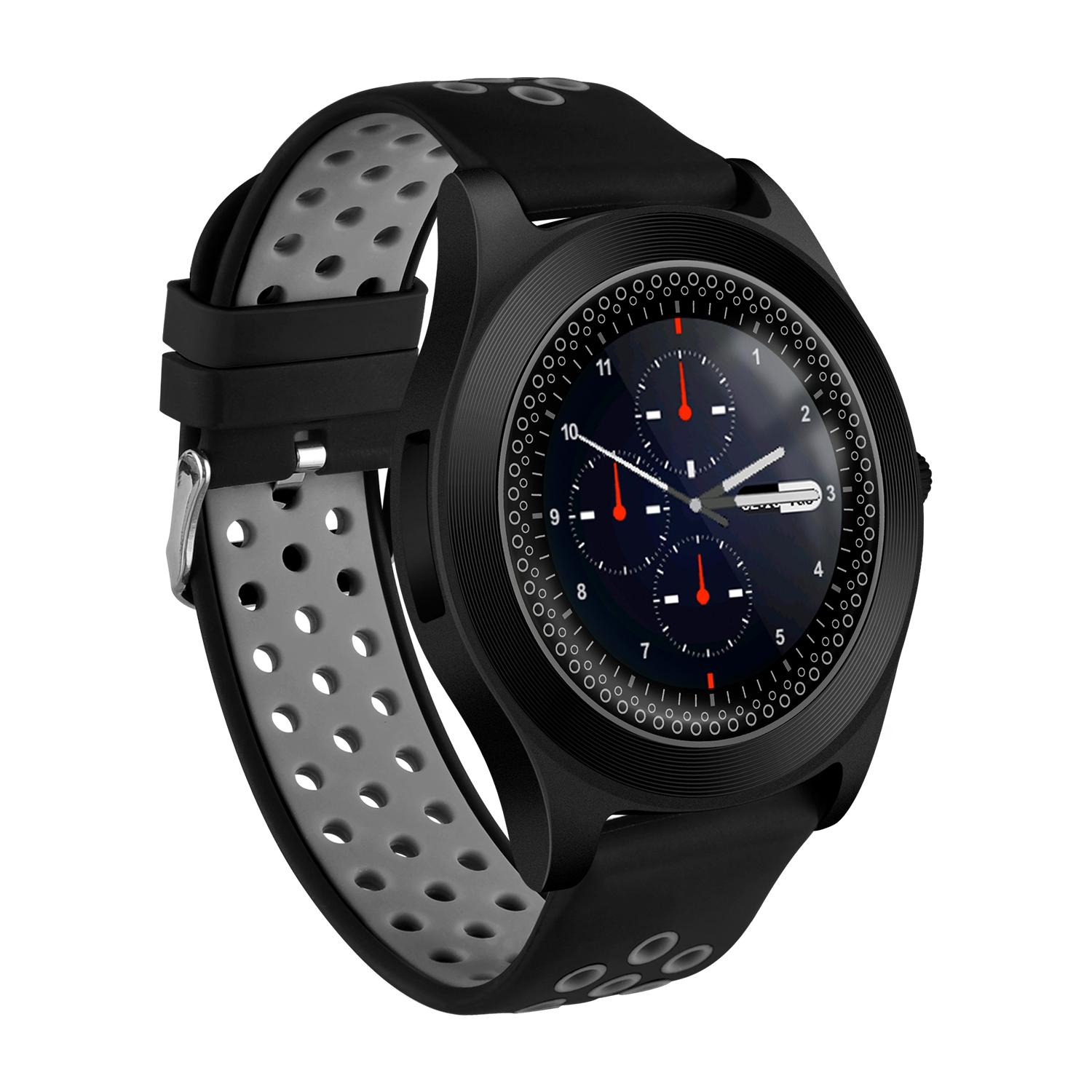 Zinc Alloy+Silicone 1.54 inch Screen 3.0 Bluetooth  V11 Smart Watch MTK Nucleus Operating System. 