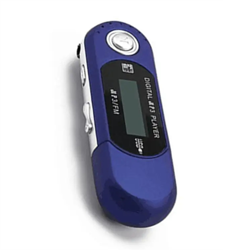 Mini MP3 Player USB 2.0 Small Flash Drive Multilanguage LCD Music Player with 3.5mm Audio Jack Automatic Shutdown Durable (A). 