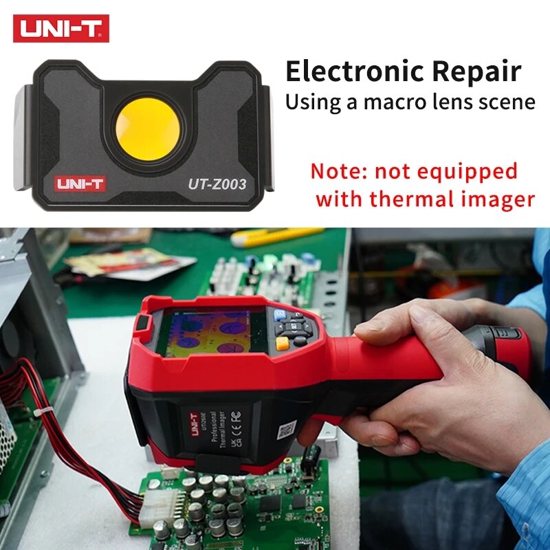 UNI-T thermal imager with high-precision macro lens. 