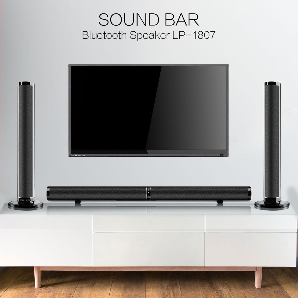 LP1807 Wireless Bluetooth Speaker, Support AUX / Optical / HDMI ARC / RCA / Subwoofer / USB. 