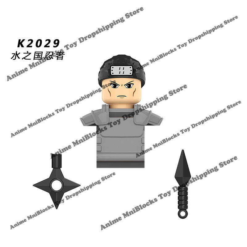 KDL801 802 803 804 806 807 Naruto anime bricks Sasuke Sakura building mini blocks action toy figures Assembly toys birthday gift Amour zii. 