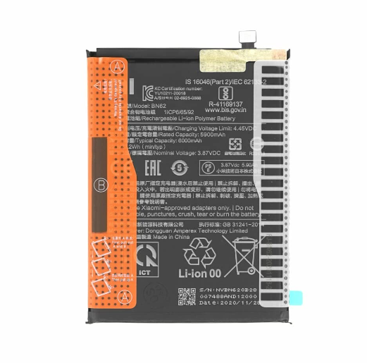MobiSpare® BN62 6000 mAh Battery Compatible for Redmi 9 Power
