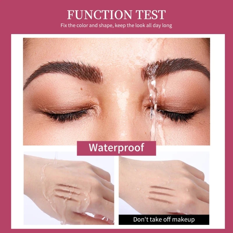 Eyebrow Setting Gel Waterproof Clear Transparent Eyebrow Eyelash Fixed Color Gel Long Lasting Eye Brow Mascara Makeup Cosmetics. 