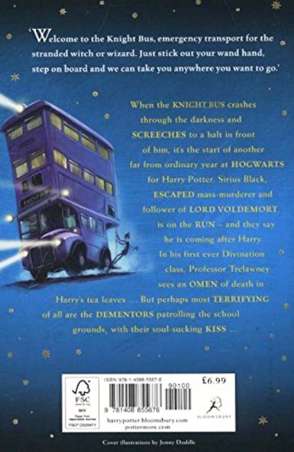 Harry Potter and the Prisoner of Azkaban (Harry Potter 3) Paperback. 