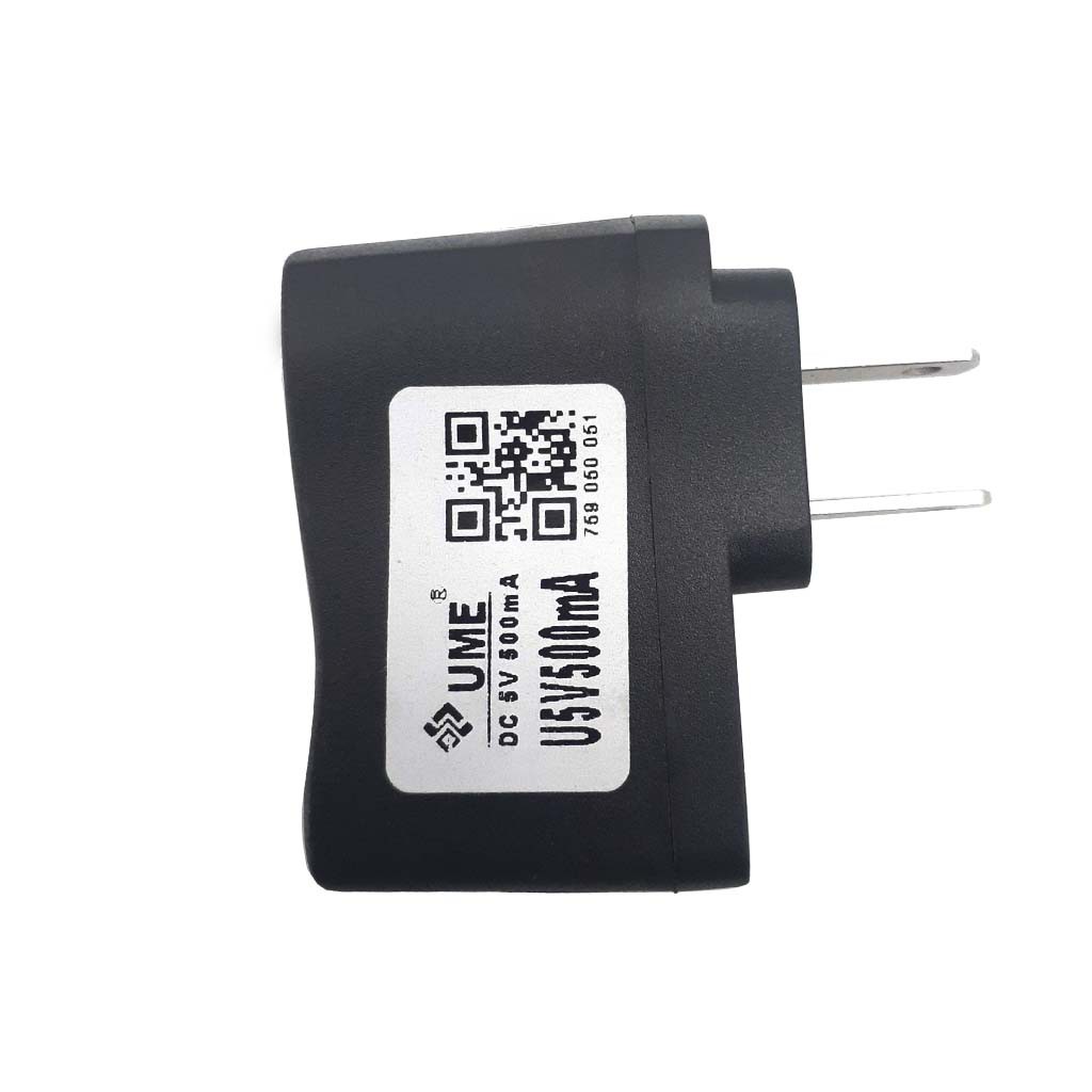 DC 5V 500mA USB Port Compatible to Wifi IP Cam, MP3, and MP4 Power Supply Adapter U5V500mA UME COD. 