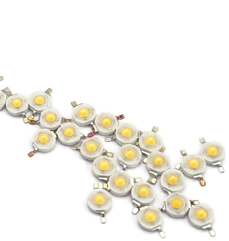 1W LED White Emitting Electrode Processor Bulb Light, High Brightness white 10PCS. 