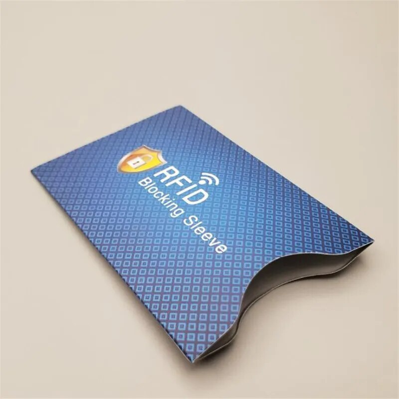 2Pcs RFID Blocking Sleeves Cards NFC Debit Credit Card Protector Blocker Identity Theft Prevention for Men Women Bank Card Case. 