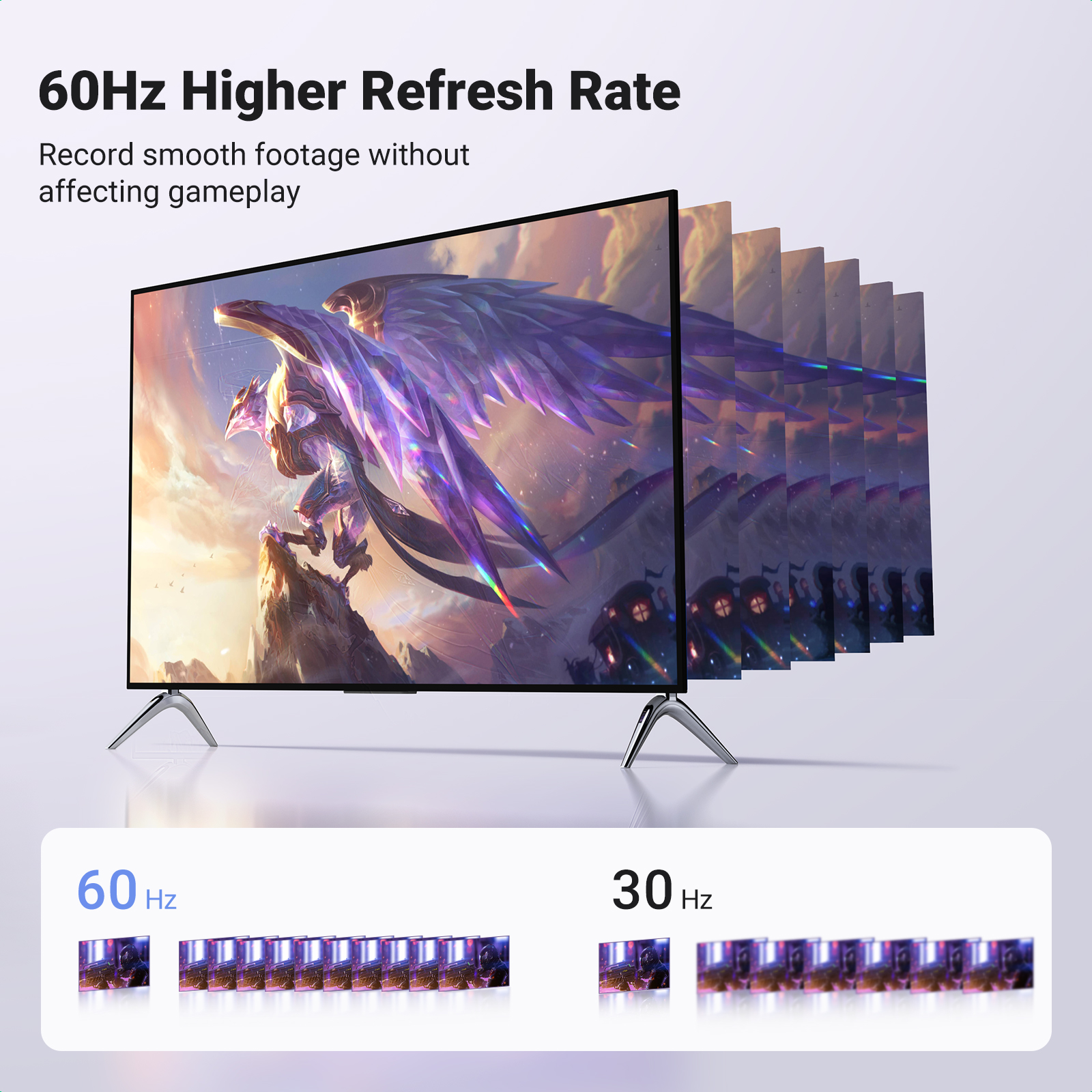 UGREEN Video Capture Card HDMI to USB Type C Capture 1080P 60FPS 4K Stream Record Audio Game Thunderbolt 4 for PS5 Xbox TV Stick iPad Pro Mac PC. 