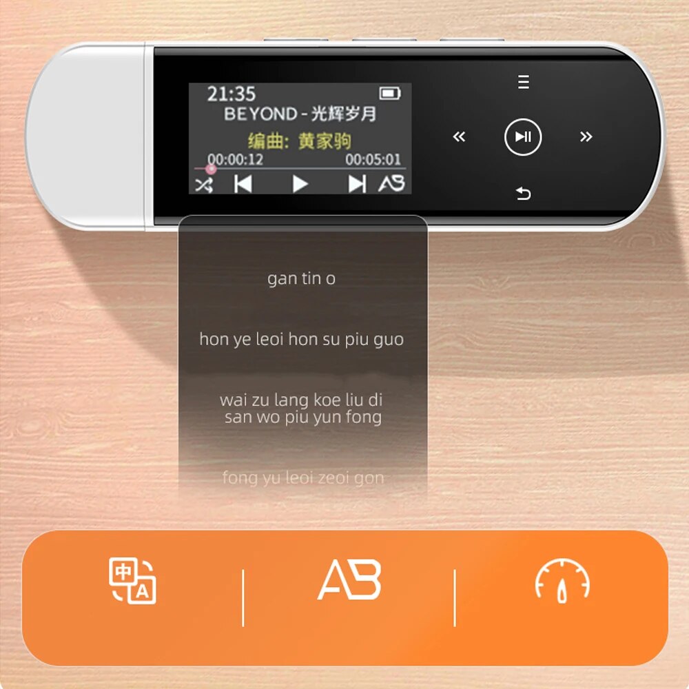 RUIZU X69 USB MP3 Player Bluetooth Lossless Music Player Mini Sport Clip Walkman Pedometer Support FM Recorder E-book TF SD Card. 