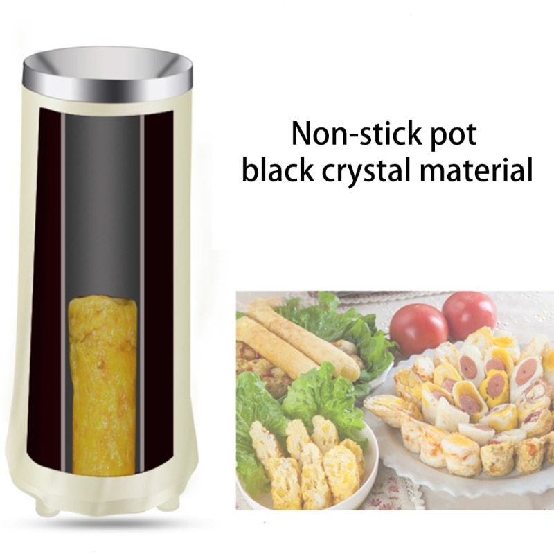 Electric Mini Egg Roll Maker EU Plug Multifunctional Automatic Omelet Egg Machine Omelette Breakfast Egg Boiler Cooker. 