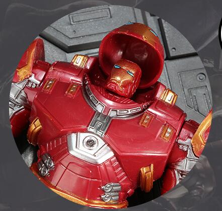 Hulkbuster Hulk Ironman Super Hero PVC Action Figure Collectible Model Toys with Light. 