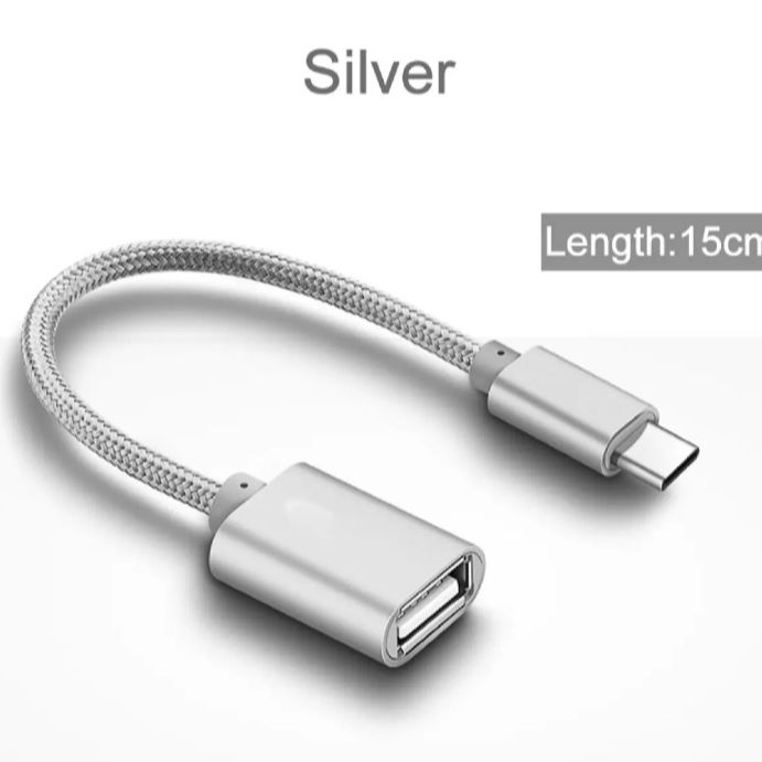 Type C OTG USB Adapter USB-C to USB 3.0 Male to Female Adapter. 