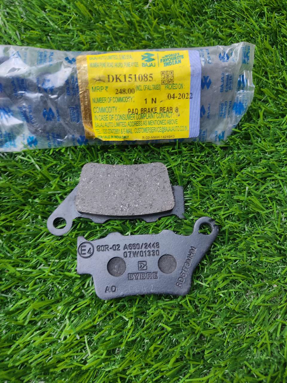 Bajaj Pulsar Double Disk(DD) Rear Brake Pads