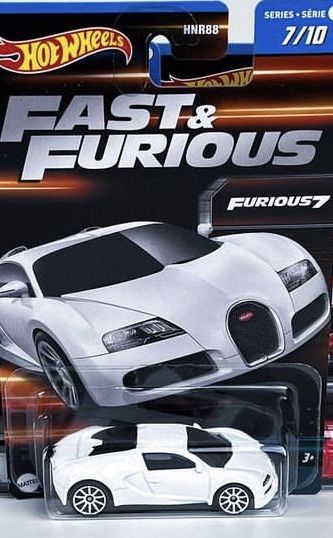 Hot Wheels (Special Release) Fast Furious Bugatti Veyron from Furious 7,  Scale 1:64