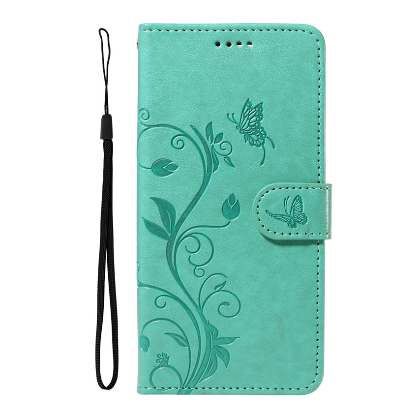 Butterfly Flower Vine Case For Redmi Note 9 9S 10 10S 10T 1relax1 11S 12 13 Pro Plus 4G 5G Flip Card Slot Leather Book Cover