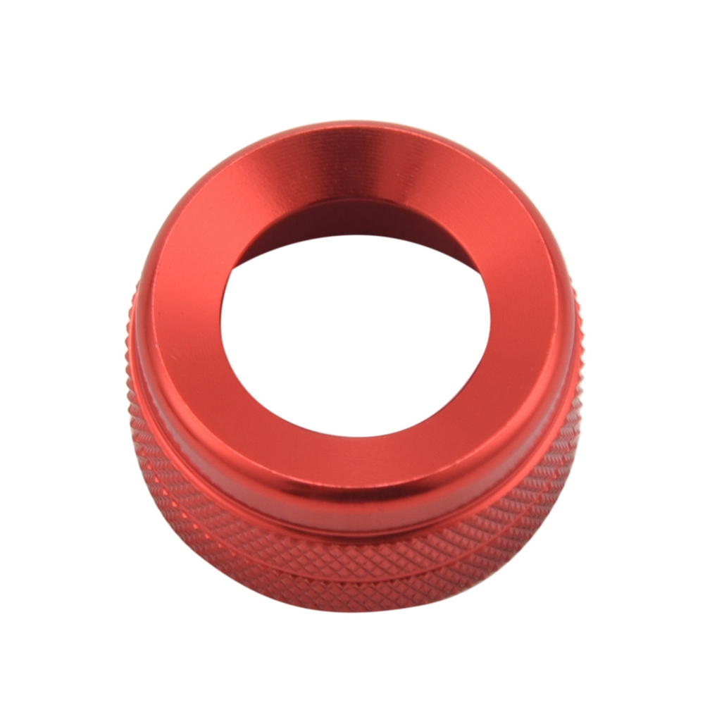 AC Climate Control and Radio Volume Knob Ring Covers for 1 2 3 3GT 4 Series (F20 F22 F30 F31 F32) 6Pcs Red. 