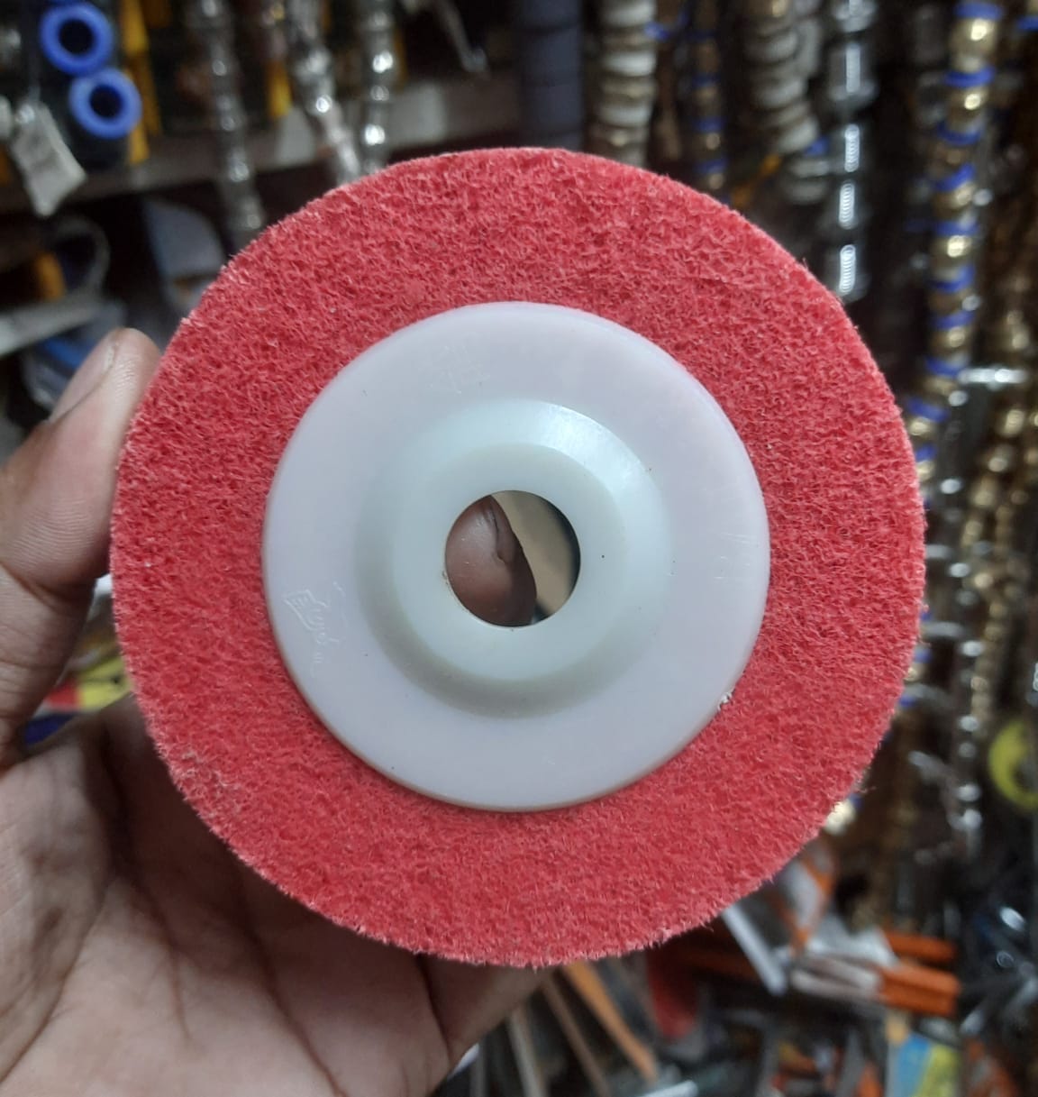 4 inch Foam disc for grinder machine, same as picture. 