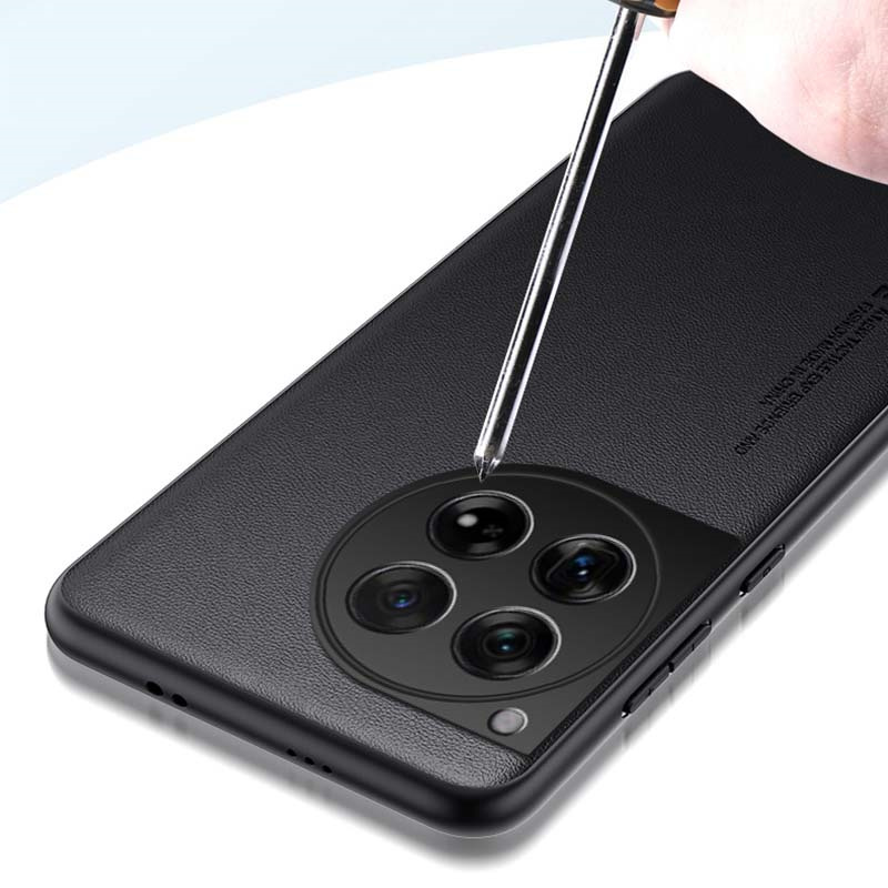For OnePlus 12R Case All-Inclusive Shockproof Soft Leather Ultra-Thin Fashion For OnePlus 12R Back Cover. 