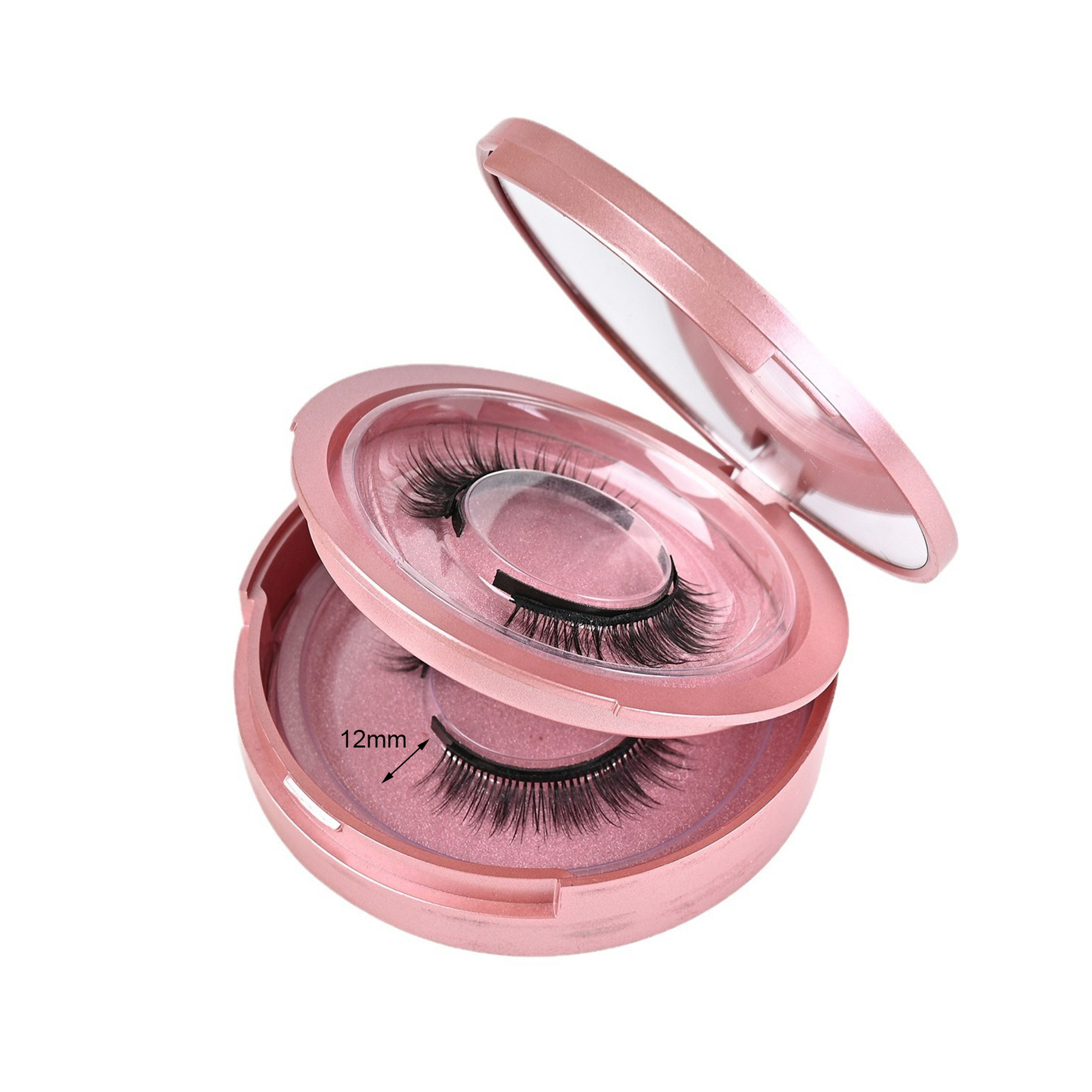 Magnetic Eyelashes Kit Natural Wispy Magnetic False Eyelashes Set with Applicator Clip Reusable Double Sided Fake Lashes for Women Easy Eye Makeup Tools Magnetic Eyelashes Set