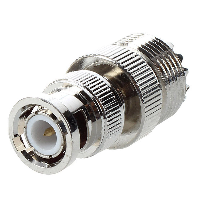 10 Pcs BNC Male Plug to UHF SO239 Female RF Coaxial RF Connector