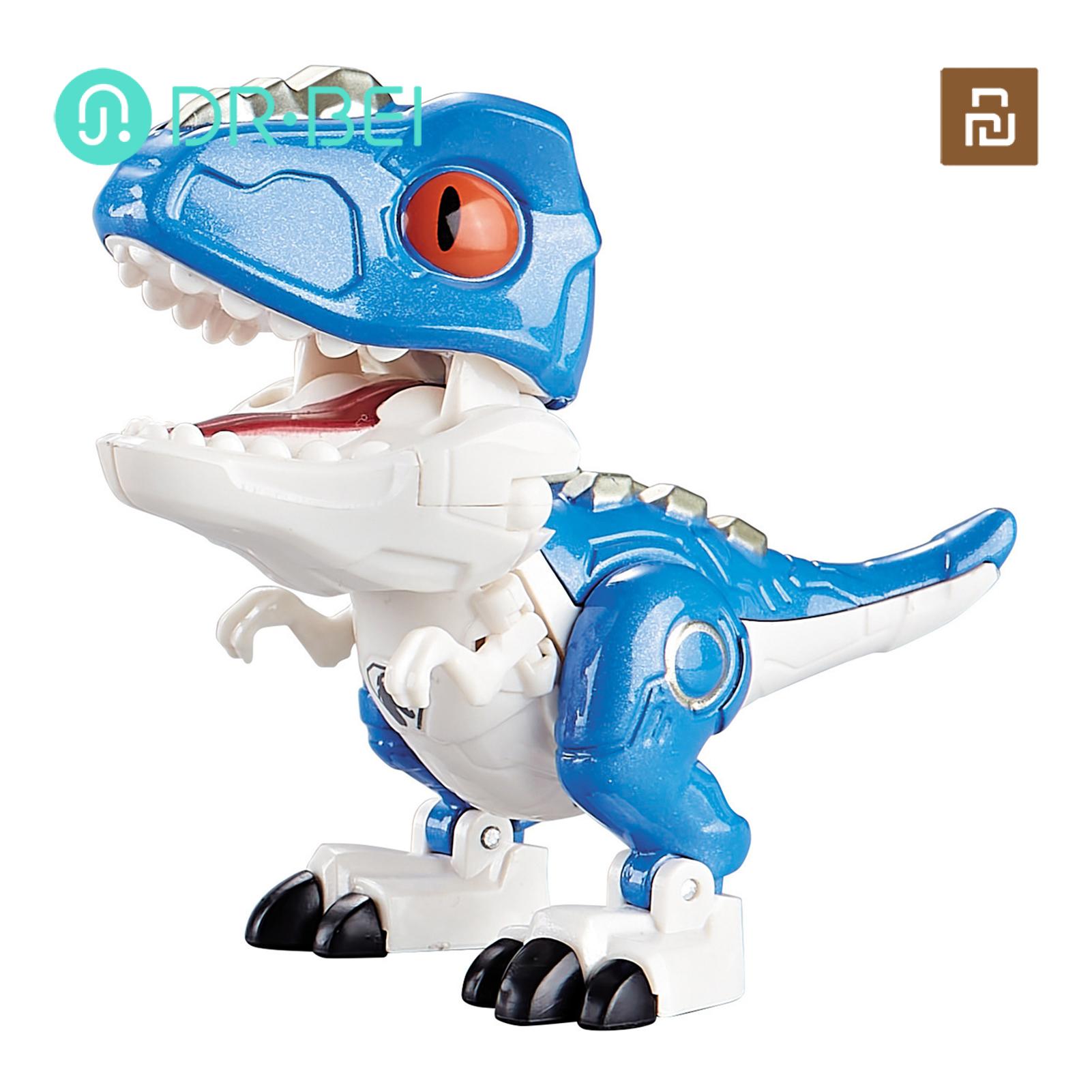 DR BEI Robot Dinosaur Toy Dilophosaurus Simulation Dinosaur Robot Model Toys. 