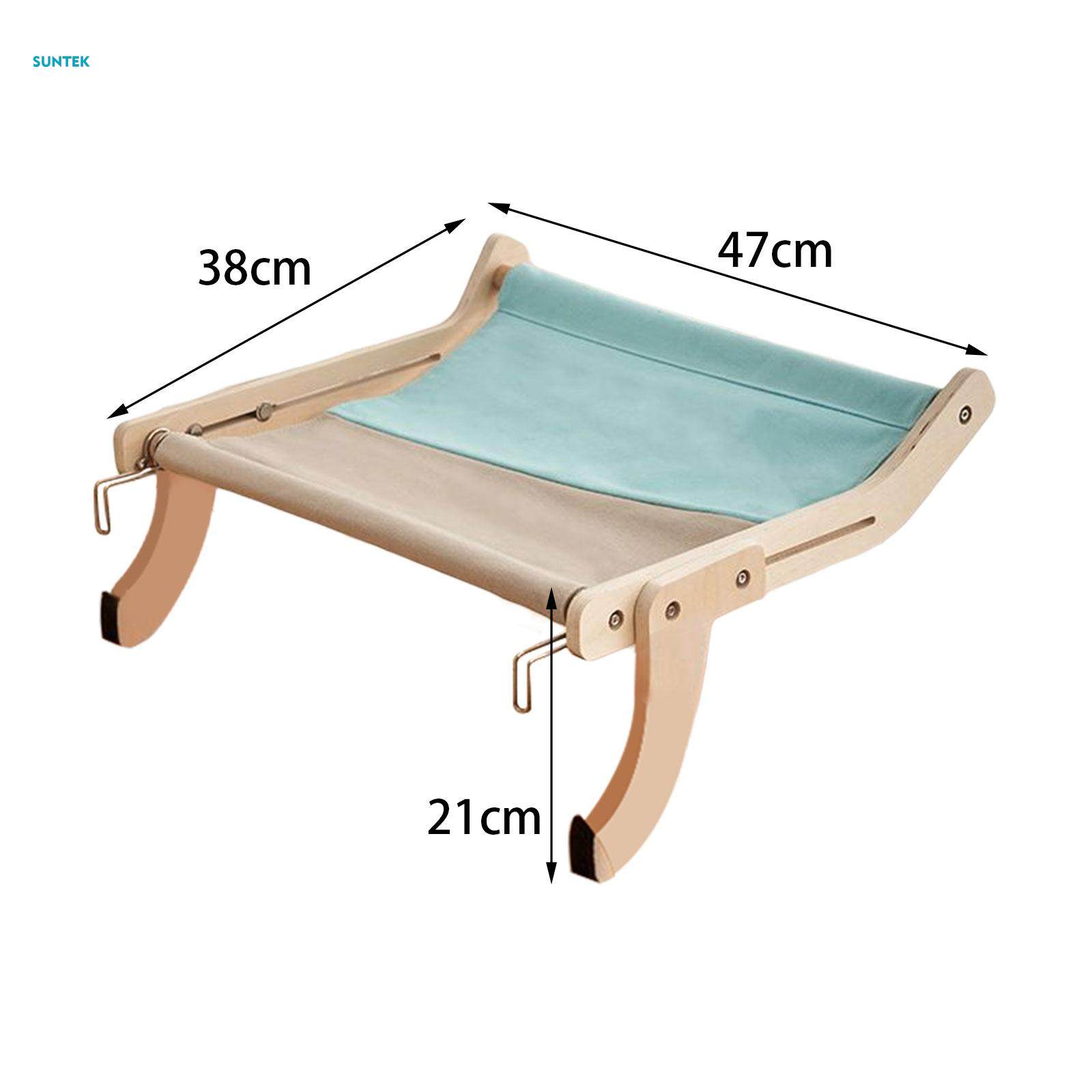 Cat Window Perch Lounge Mount Hammock Shelf Steady Cat Bed Sturdy Seat for Windowsill Gray Blue. 