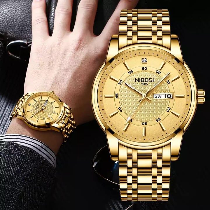 Nibosi gold online watch