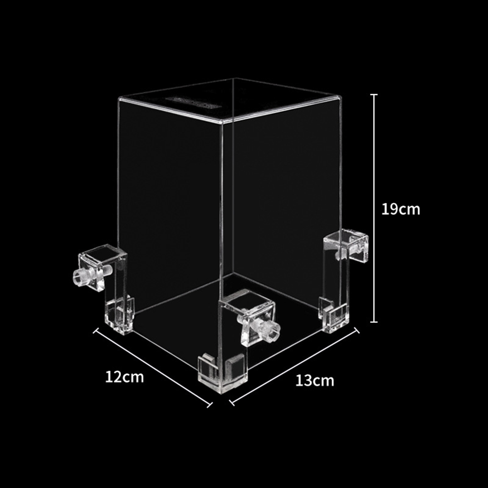 Acrylic Fish Tower Aerial Extender Fish Tank For Ecological Landscaping Convenient Observation Viewing Area Increase Bigger Space. 