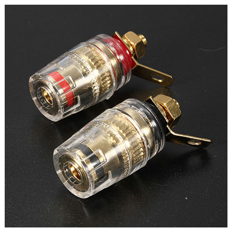 New 16Pc Amplifier Speaker Terminal Binding Post 4mm Banana Plug Jack