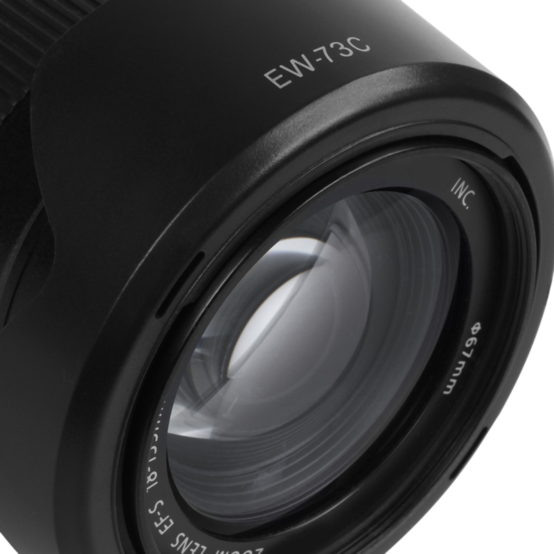 EW-73C  Lens Hood for Canon EF-S 10-18mm f/4.5-5.6 IS STM,black. 