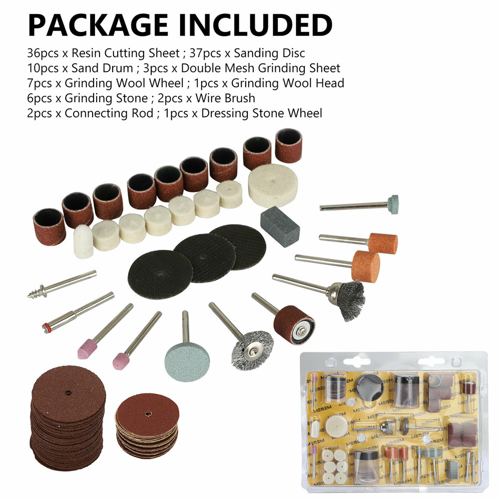 105pcs Mini Electric Drill Grinder Multi-purpose High Efficiency Rotary Power Tool Grinding Polishing Set. 