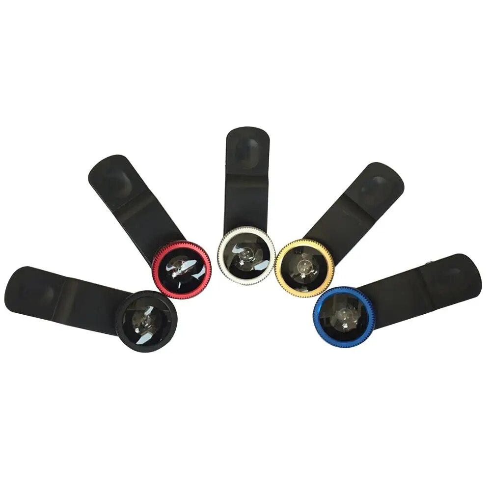 【Lejia】BGNing 3-in-1 Angle Fisheye Camera Kits Mobile Phone Fish Eye with Clip for All Cell Smarphones. 