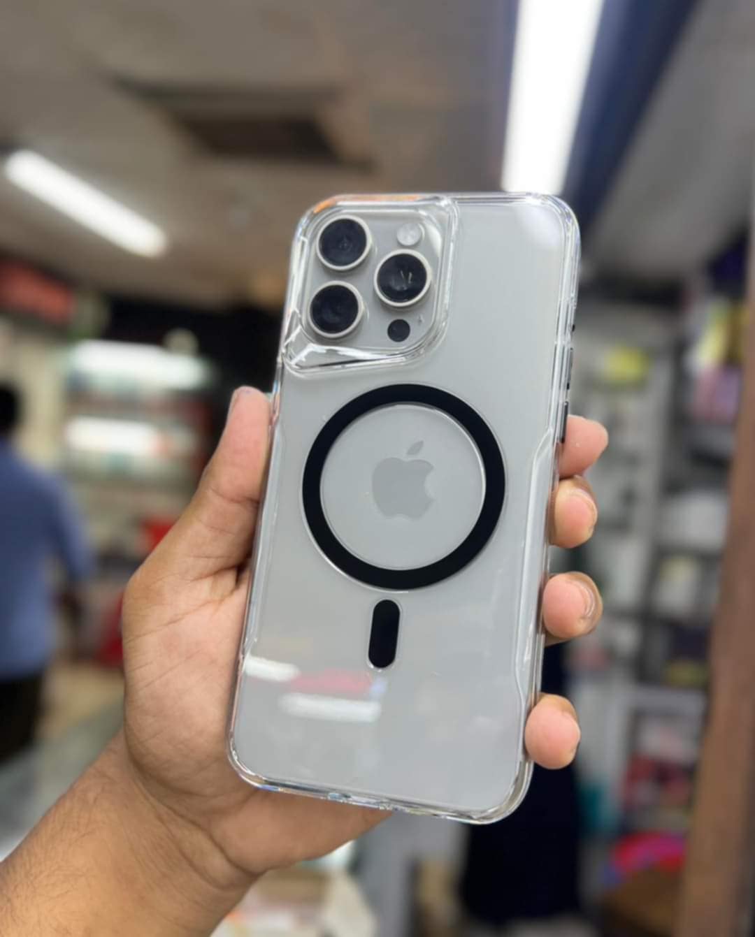 For iPhone 11, 11 Pro, 11 Pro Max, 12, 12 Pro, 12 Pro Max, 13, 13 Pro, 13 Pro Max, 14, 14 Pro, 14 Pro Max, 15, 15 Pro, 15 Pro Max, 16, 16 Pro Max, Ultra Hybrid Transparent Orange and Black Edition NFC Case Yellowing Resistance Magsafe Tpu Back Cover. 