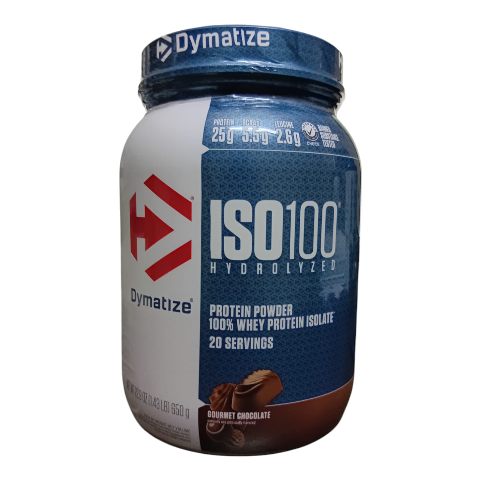 Dymatize ISO 100 Gourmet Chocolate Protein Powder -1.43 lb / 650g