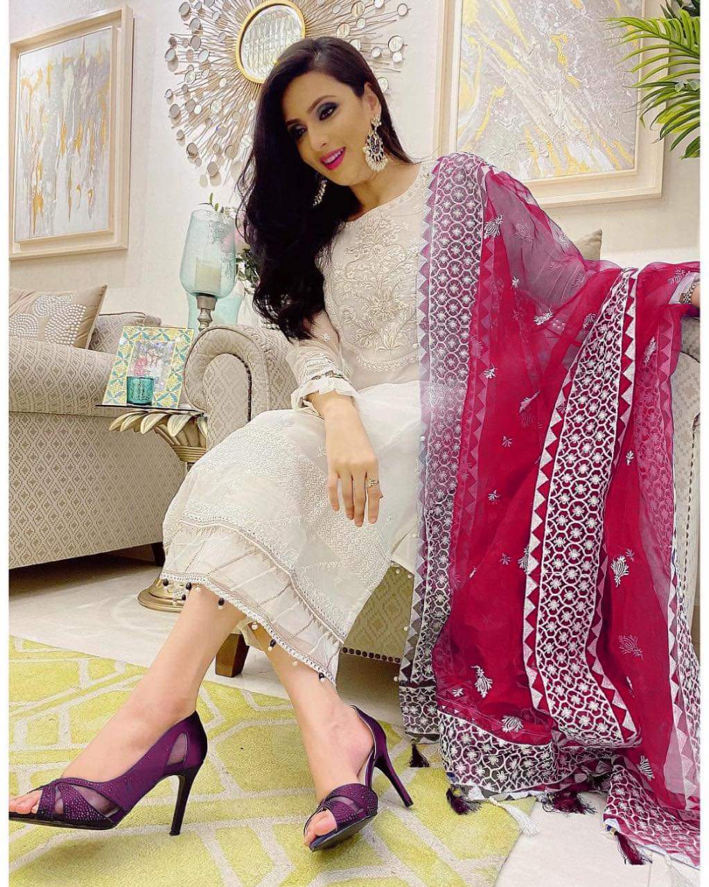 New Indian catalogue 4pcs dress for women