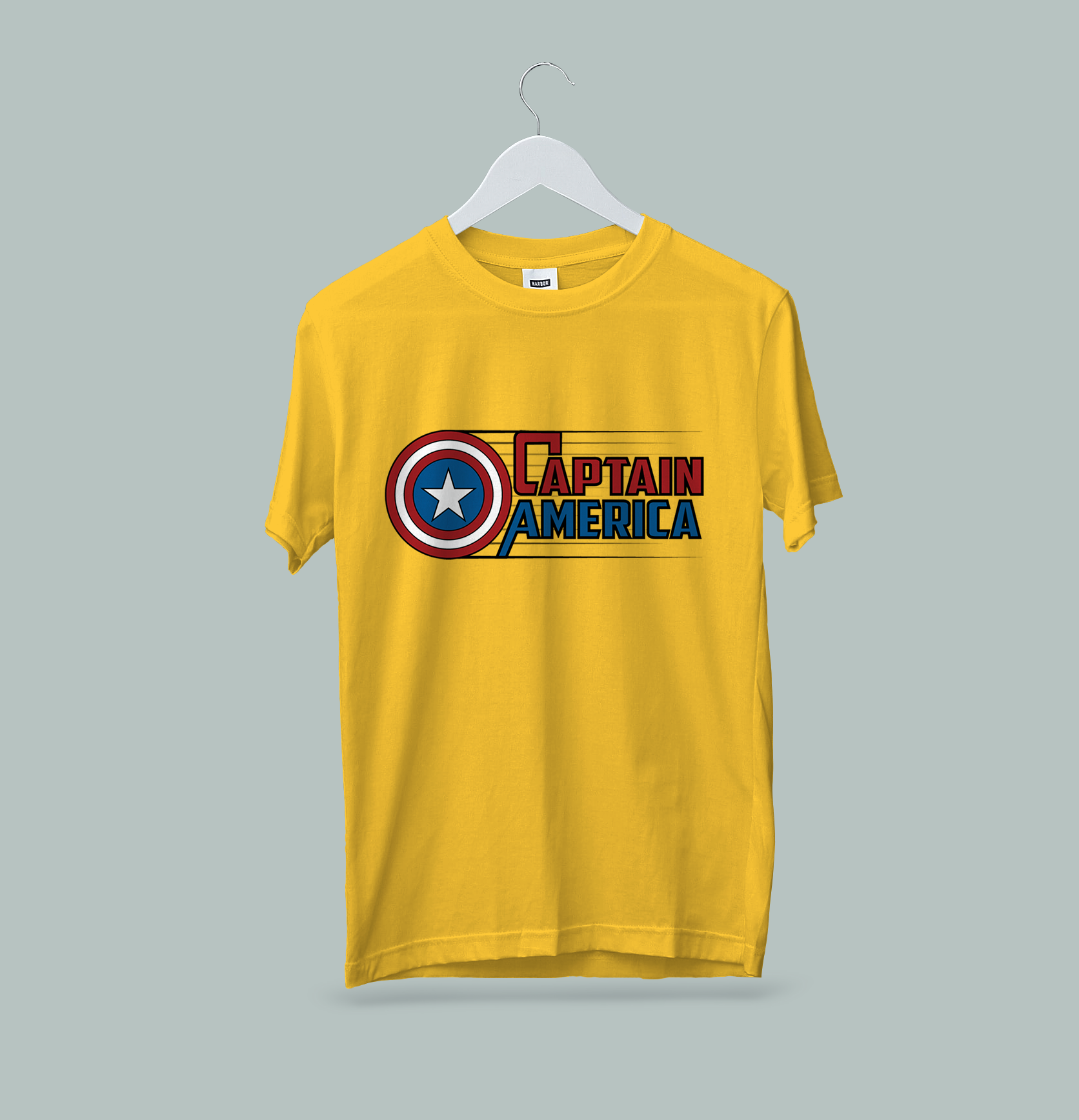 Mens Tshirt Captain America print 