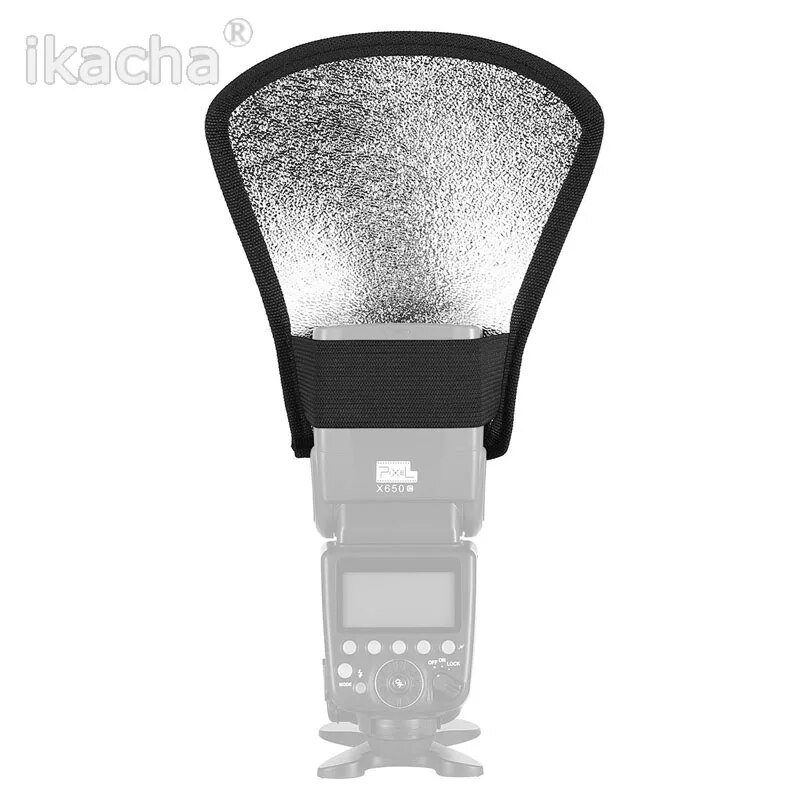 【YIYANGMAOYI111】1pcs Universal Flash Diffuser Reflector Canon Nikon Pentax Yongnuo Speedlite Photography Studio Photo. 