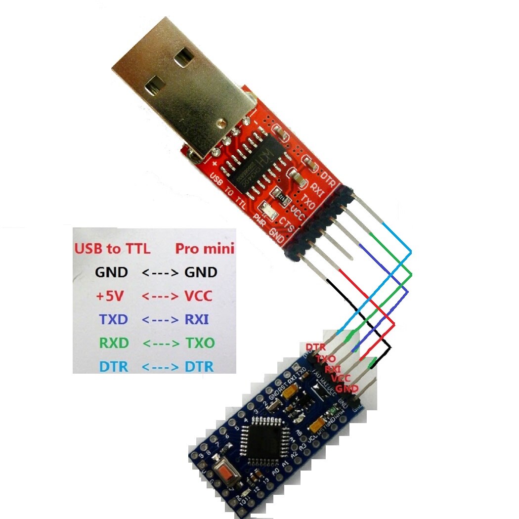 【happy one】DTR USB Pro Mini Download cable USB to RS232 TTL Serial CH340 Replace FT232 CP2102 PL2303 UART for Arduino. 