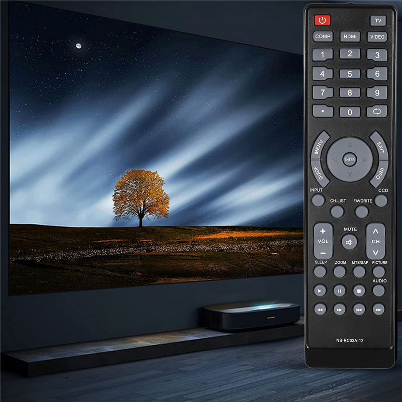 For Insignia TV Remote Controller NS-RC02A-12/ NS-RC01A-12/ NS-19E450A11/ NS-32L450A11 English. 