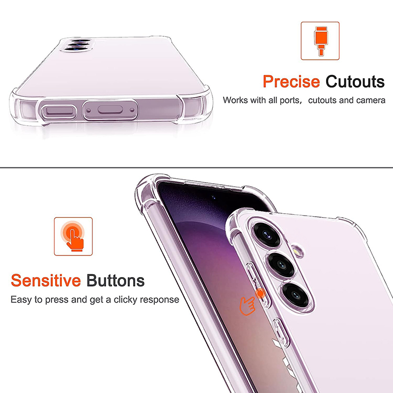 lthmy for Samsung Galaxy Quantum 4 5G casing flexible clear translucent black silicone anti-yellowing back cover with 4 Corners protection jelly case. 