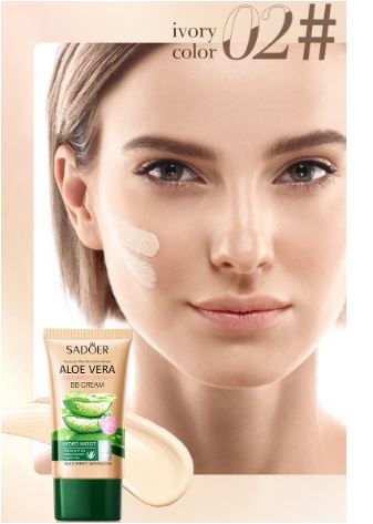 SADOER Aloe Vera Stable makeup Concealer BB Cream- 40g | Daraz.com.bd