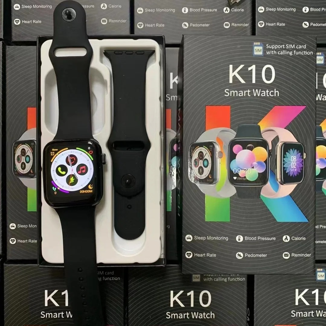 K10 SIM supported Smart Watch Multi Sports Features, SIM and Memory Supported Calling Smartwatch. 