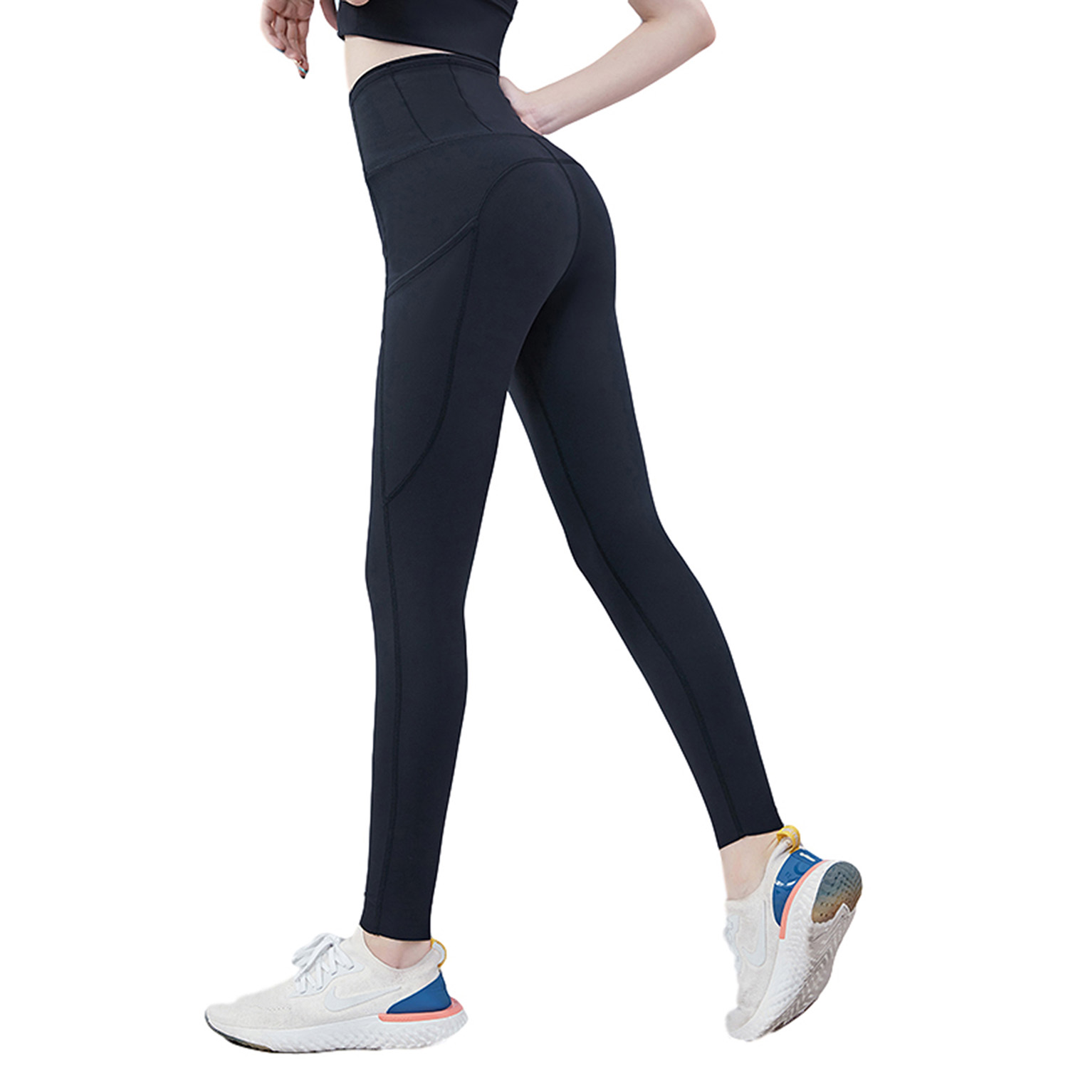 Women Sports Pants Yoga Pants Pocket 